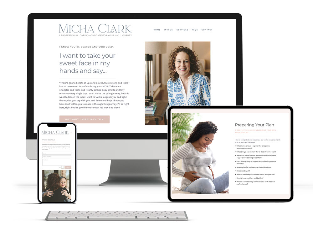 Micha-Clark-website-design